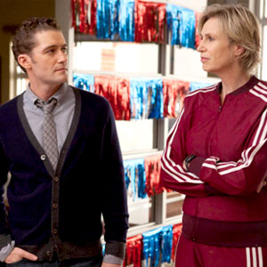 Glee, Jane Lynch, Matthew Morrison Glee, Jane Lynch, Matthew Morrison